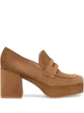 Gianvito Rossi Rouen platform loafers - Brown