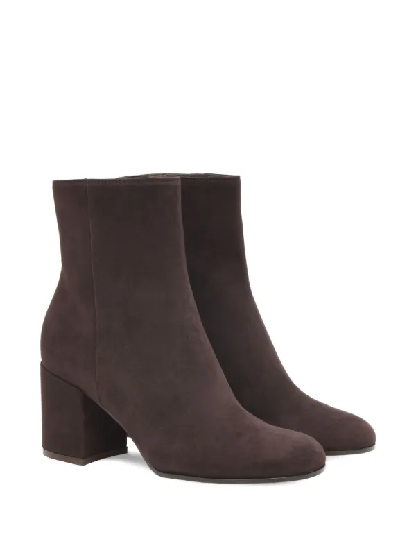 Gianvito Rossi block-heel Suede Boots FARFETCH IN