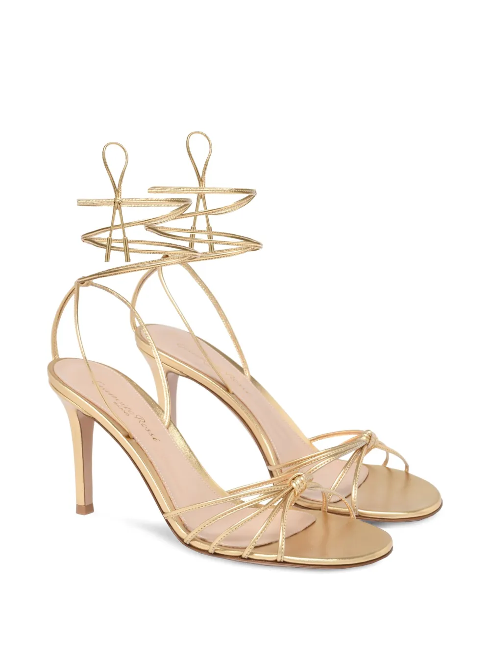 Gianvito Rossi knot-detail lace-up sandals | Heeled Sandals | Image 2