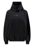 Balenciaga Nano Bb cotton hoodie - Black