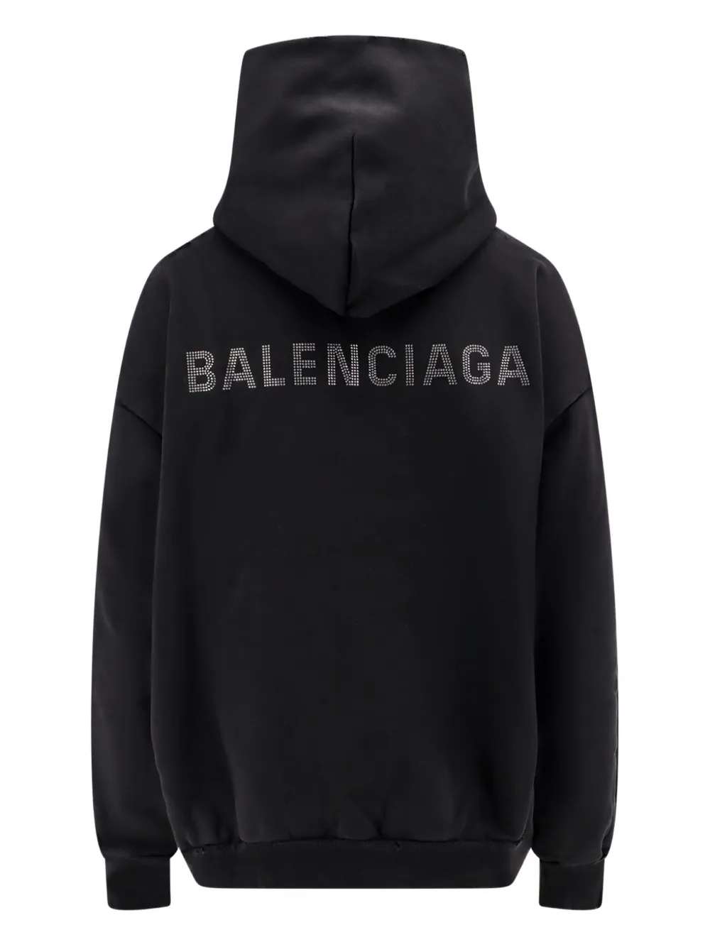 Balenciaga Nano BB katoenen hoodie Zwart
