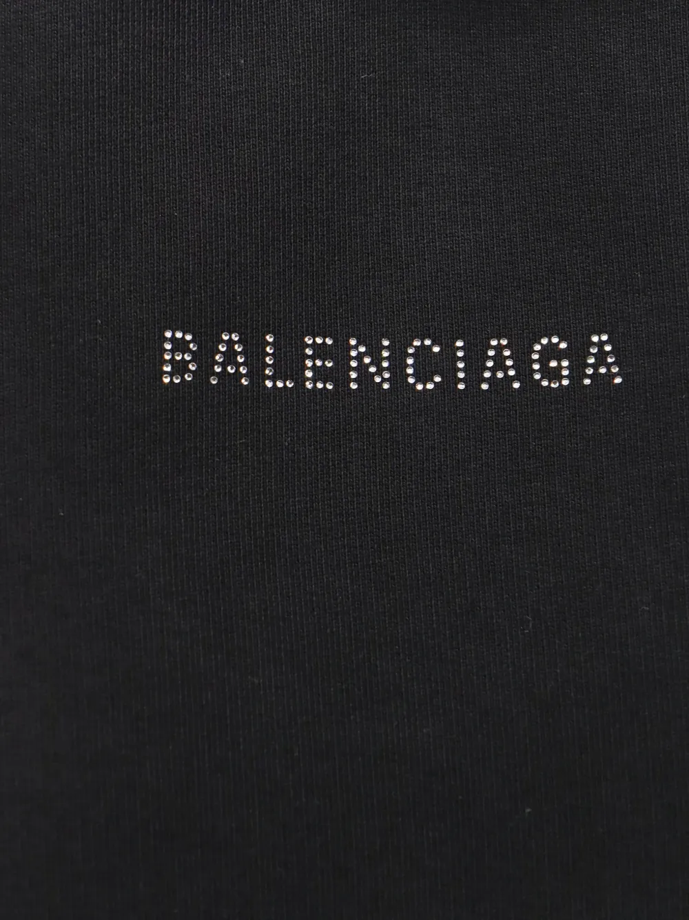 Balenciaga Nano BB katoenen hoodie Zwart