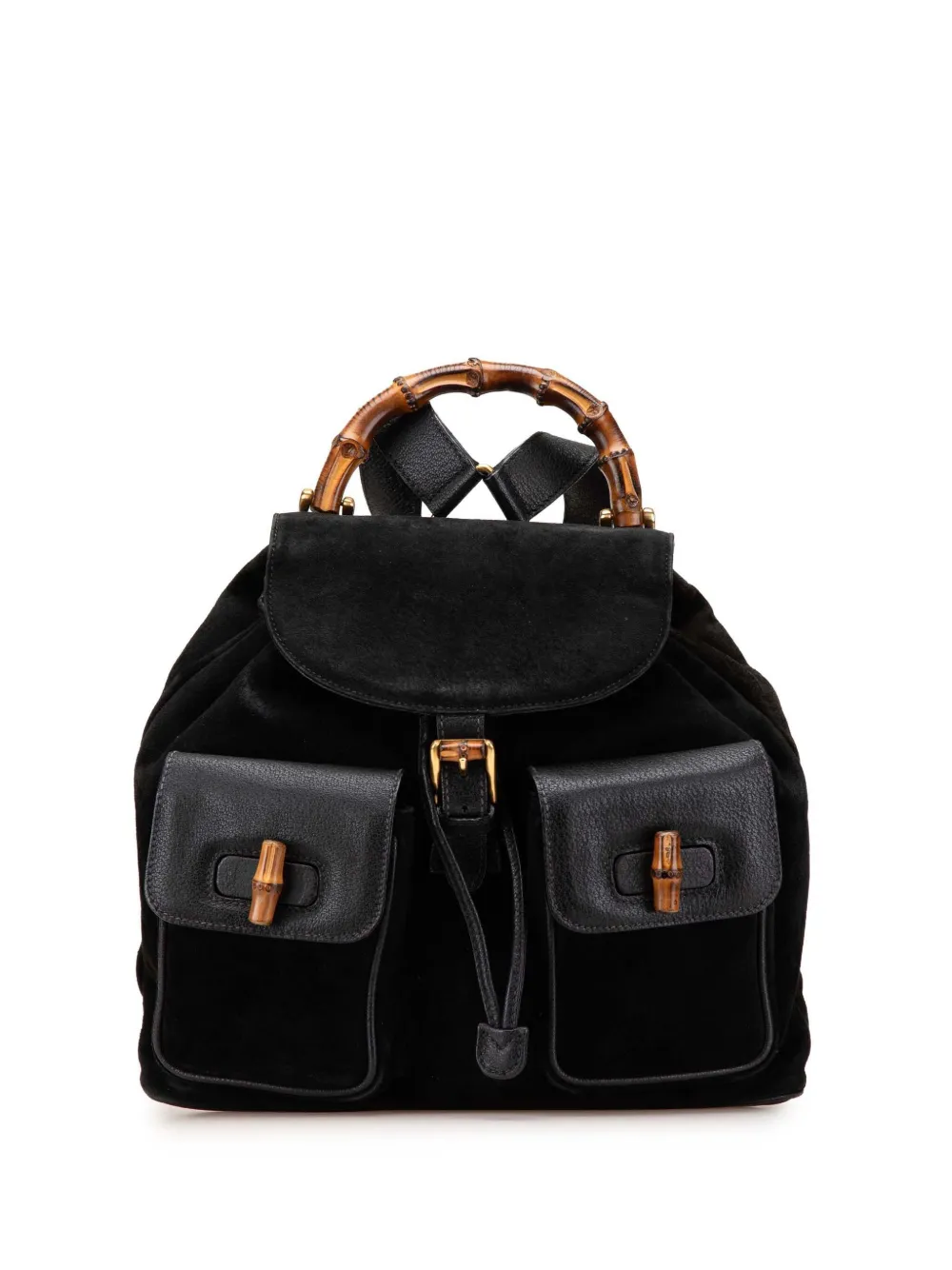 20th Century Suede Bamboo backpack