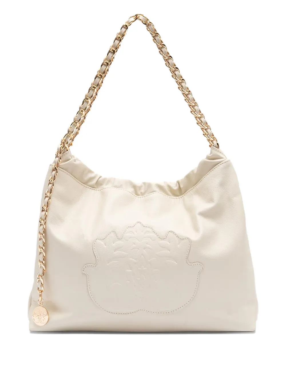 Dayse embossed chain shoulder bag
