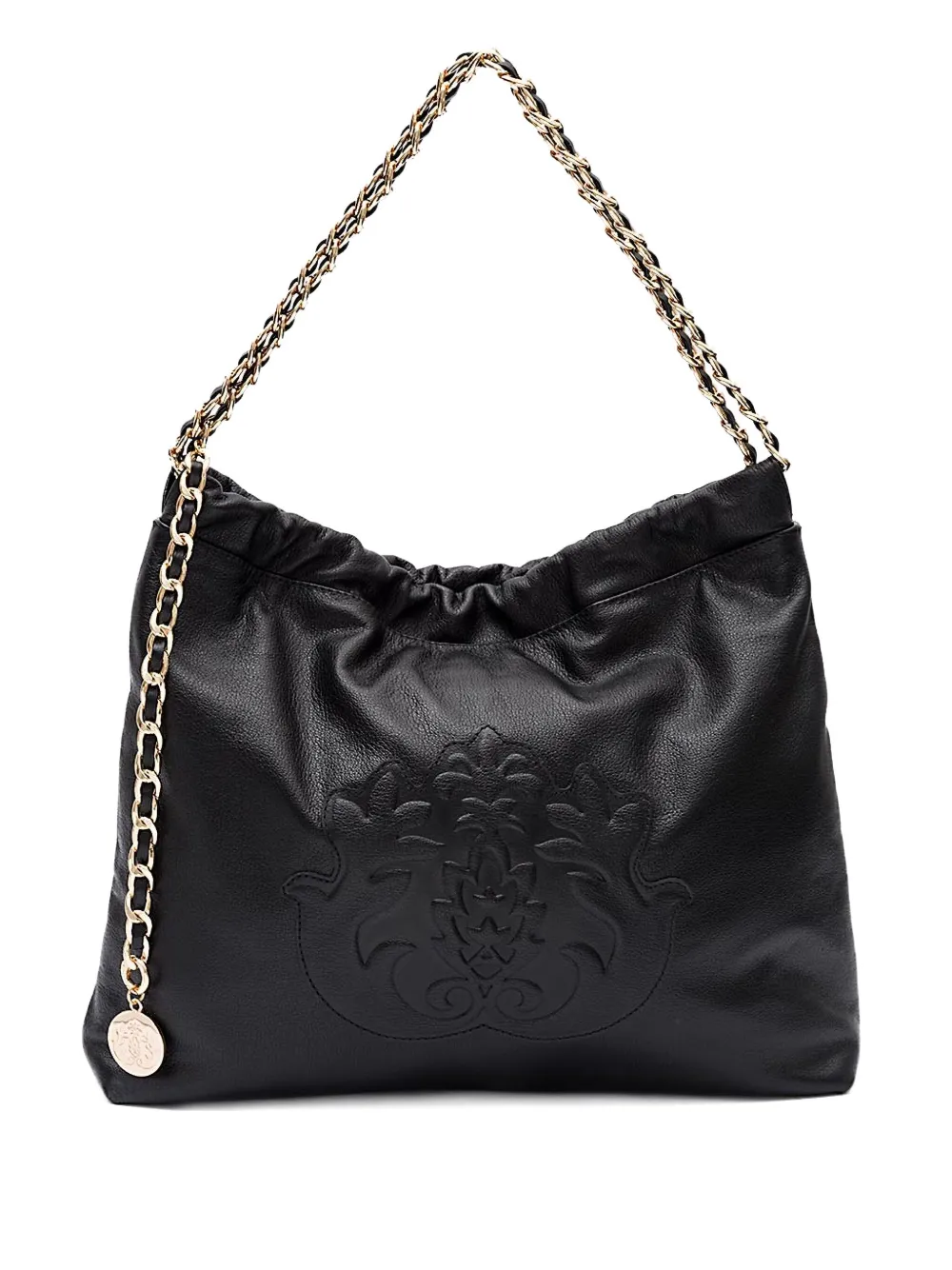 Dayse embossed chain shoulder bag