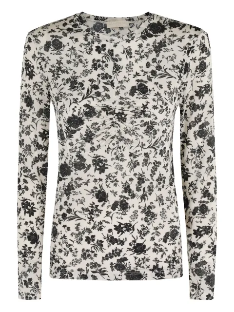 Ulla Johnson floral-print long-sleeve top