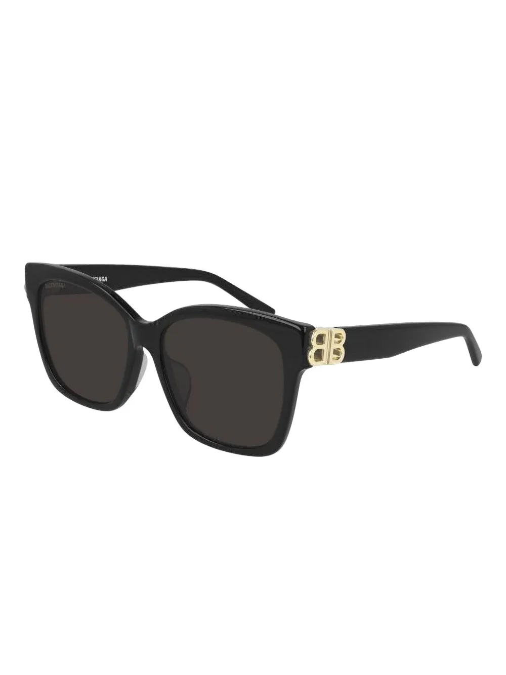 Balenciaga Eyewear logo-plaque acetate sunglasses Zwart