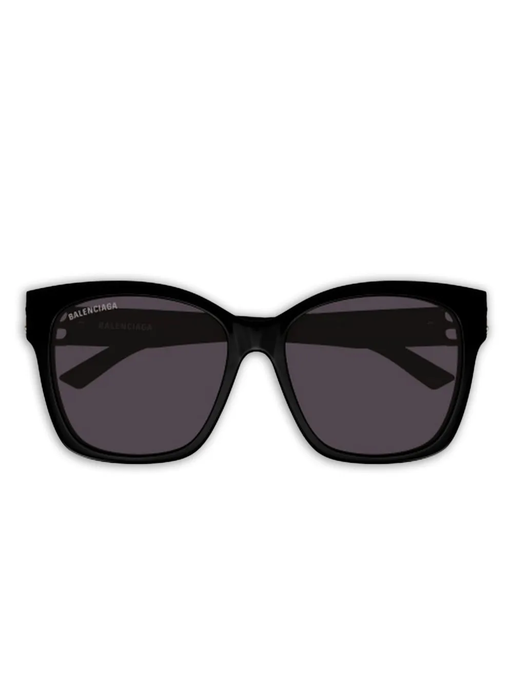Balenciaga Eyewear logo-plaque acetate sunglasses Zwart