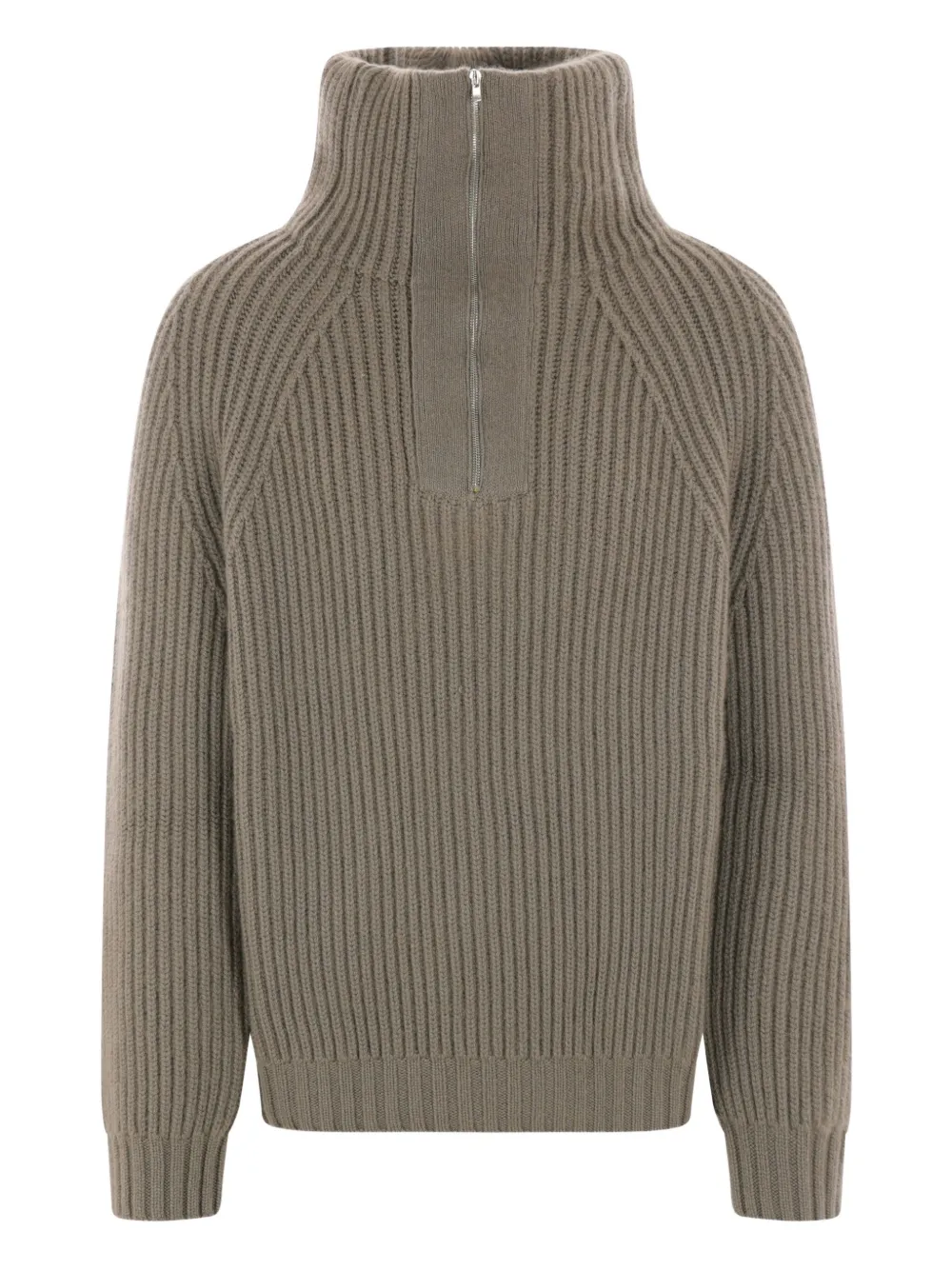 Meta Campania Collective high-neck ribbed-knit sweater | Grey | Image 1