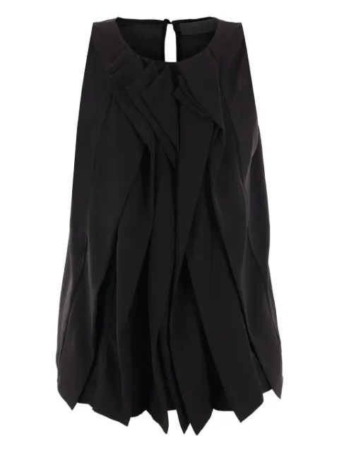 Maria Calderara draped crew-neck top