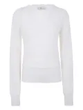 Blumarine lace-knit sweater - White
