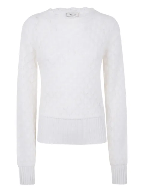 Blumarine suéter tejido de encaje