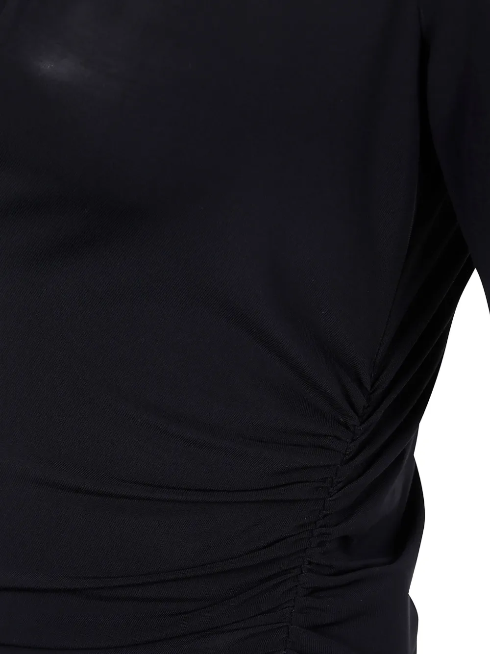 Blumarine Gedrapeerde top Zwart