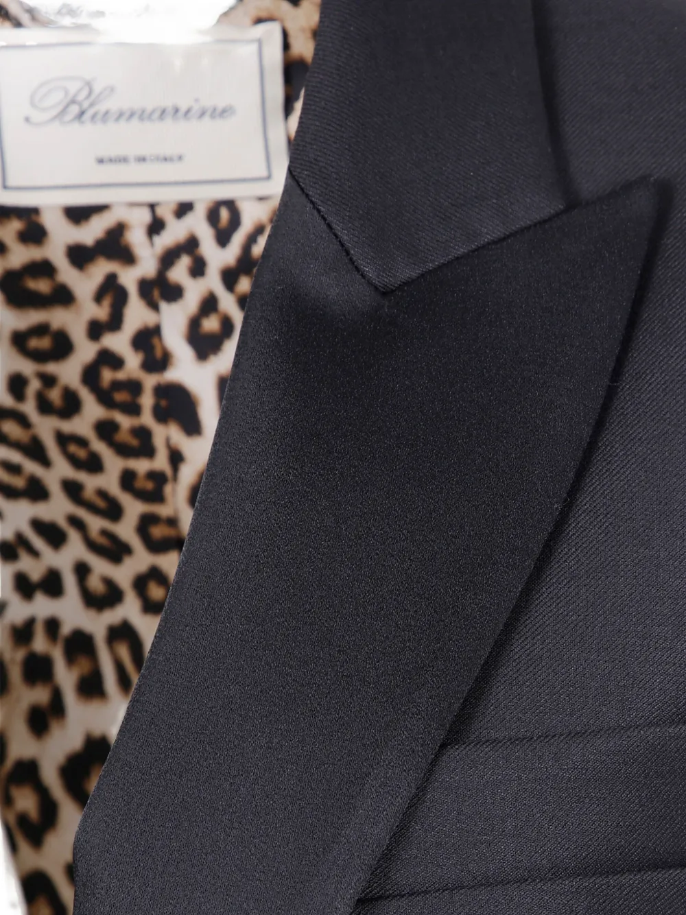 Blumarine Blazer met enkele rij knopen Zwart