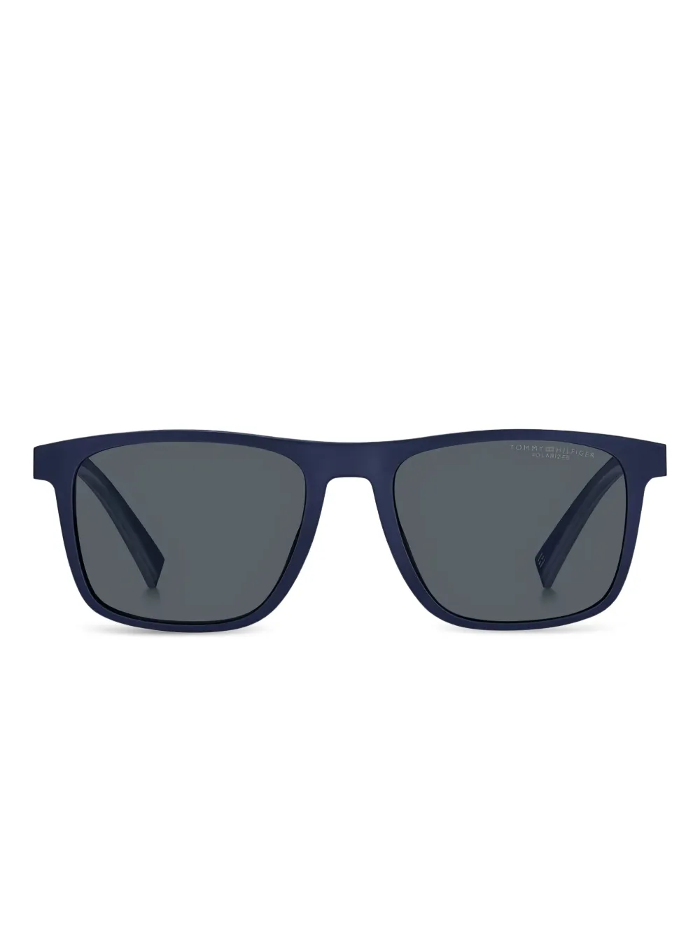 Tommy Hilfiger clip-on square glasses - ブルー Tommy Hilfiger clip-on square glasses - ブルー