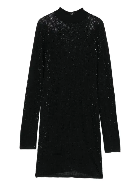 David Koma high-neck embellished mini dress