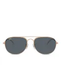 Ray-Ban Bain Bridge RB3735 9202R5 oval-frame sunglasses - Gold