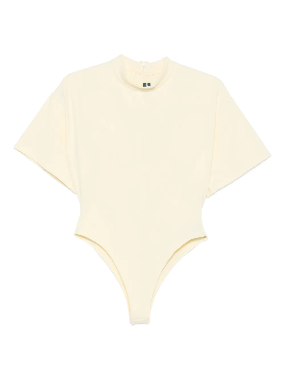 David Koma crew-neck short-sleeve bodysuit | Yellow | Image 1