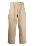 CLOT leopard-print pocket trousers - Neutrals