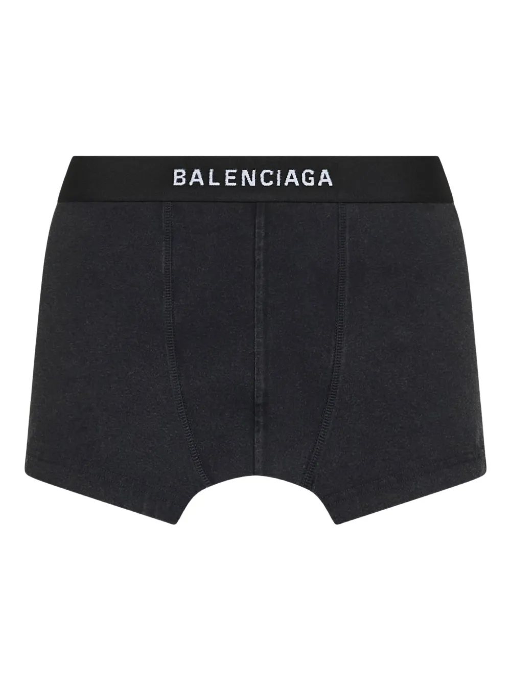 Balenciaga logo-waistband boxers Blauw