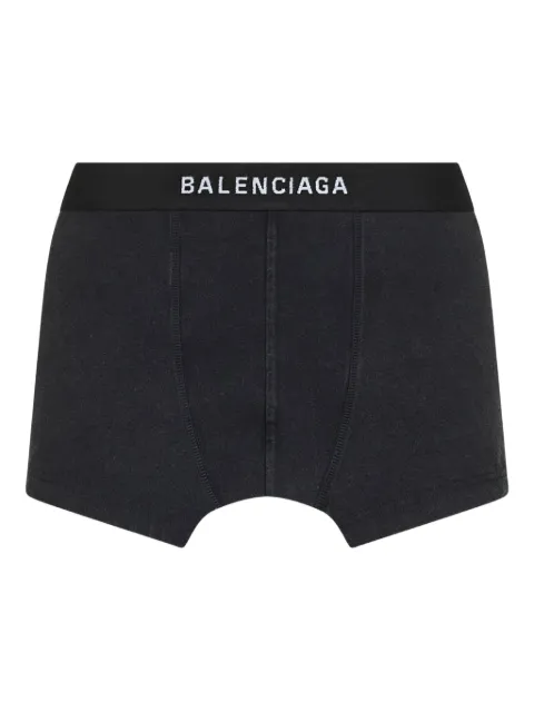Balenciaga بوكسر بخصر بشعار الماركة