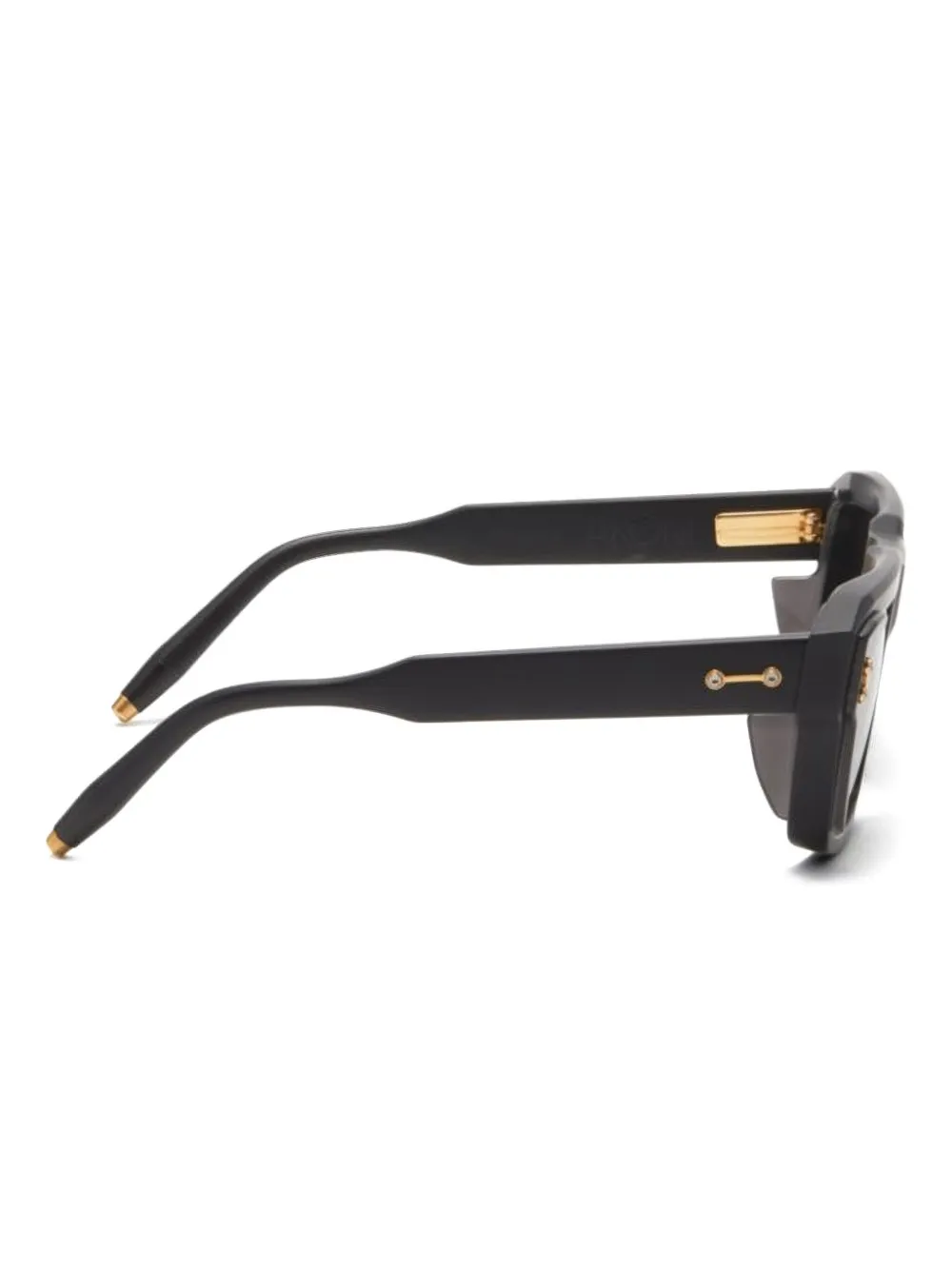 Akoni square-frame sunglasses Zwart