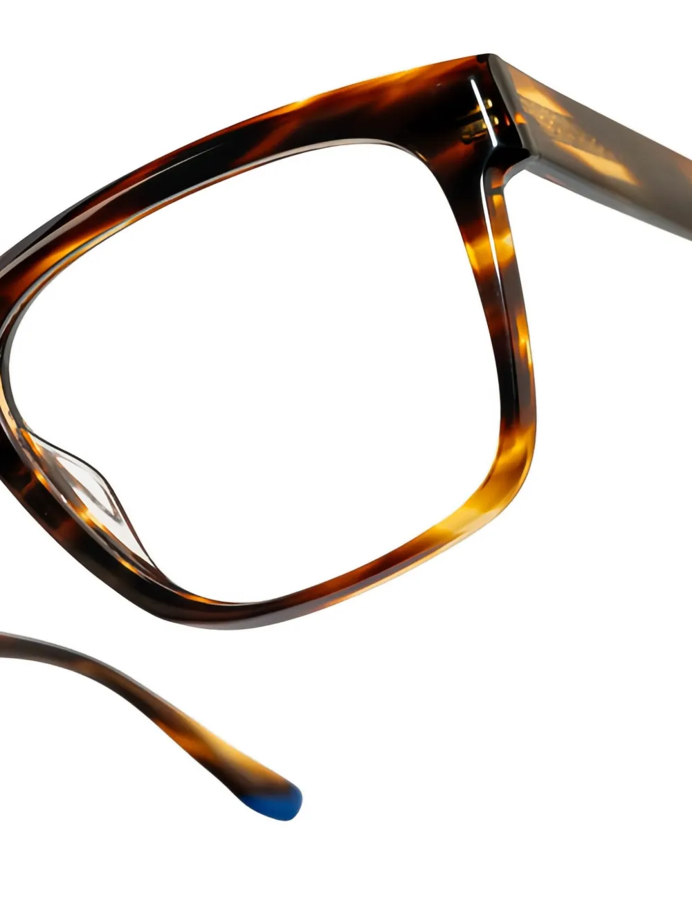  Xavier Garcia Design Ganges Square-frame Glasses - Brown 