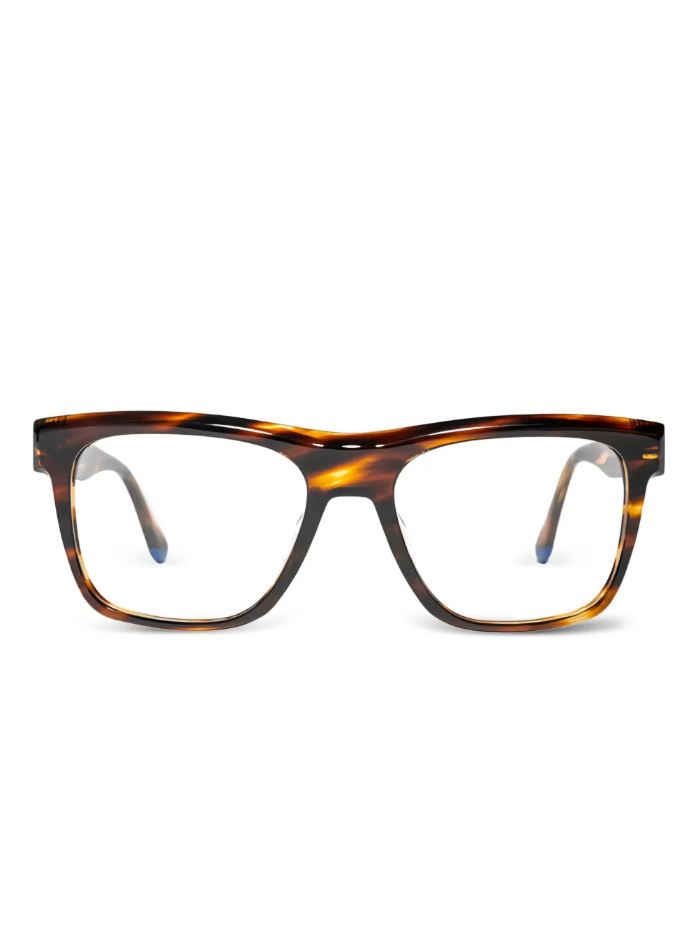 Xavier Garcia Design Ganges square-frame glasses | Brown | Image 1