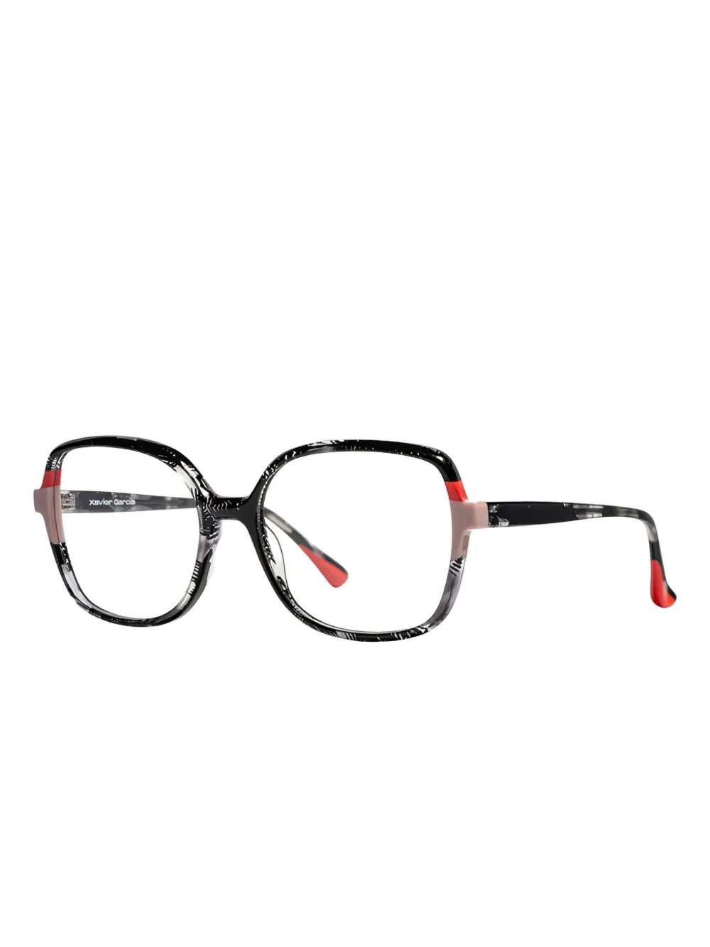 Xavier Garcia Design textured square frames | Men | Image 2