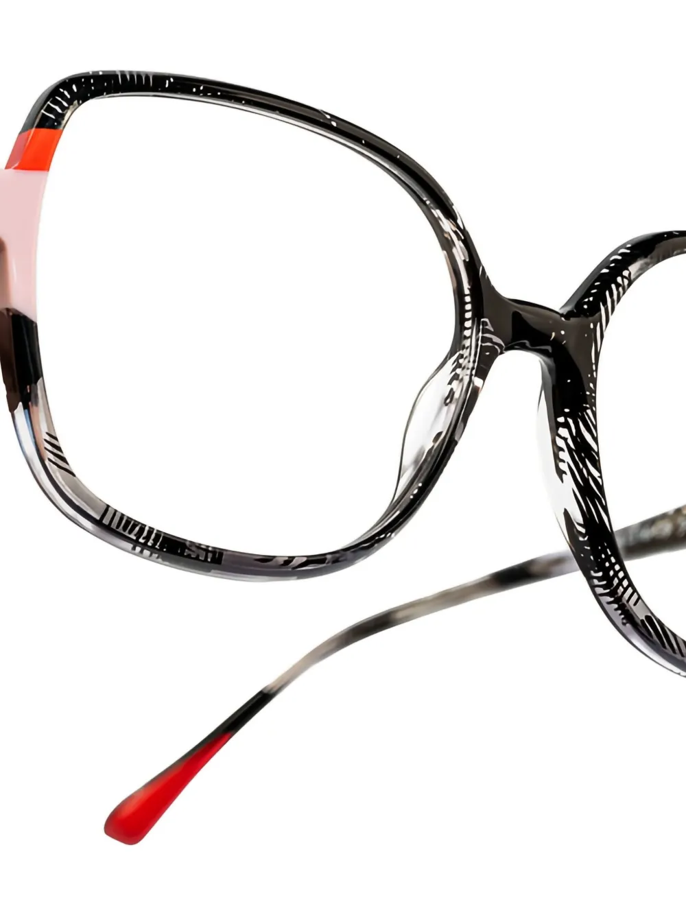  Xavier Garcia Design Textured Square Frames - Black 