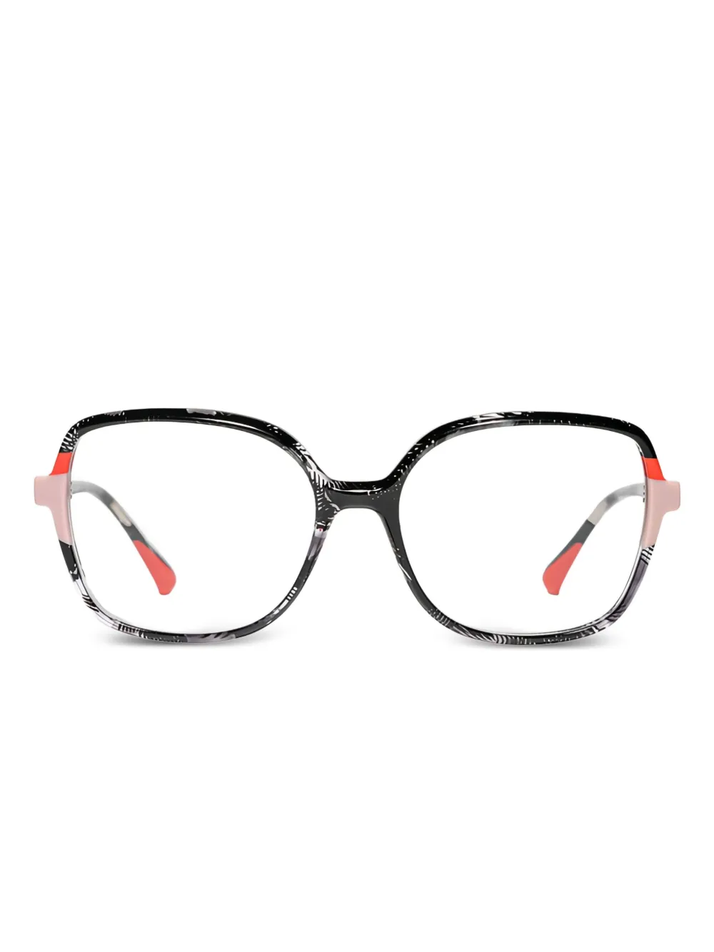 Xavier Garcia Design textured square frames | Black | Image 1