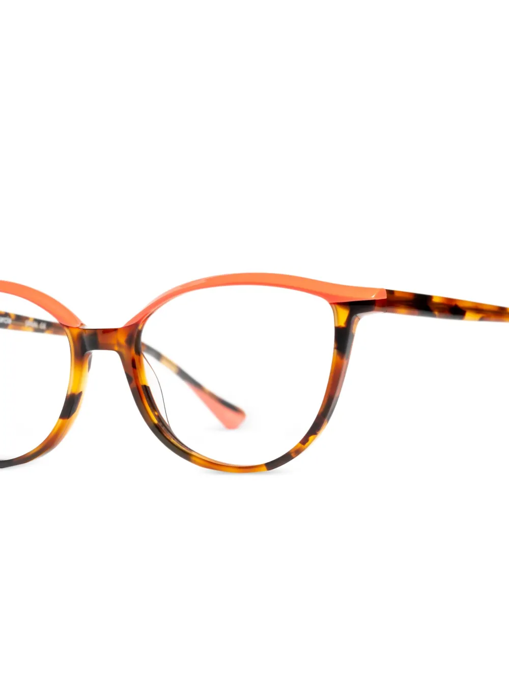 Xavier Garcia Design tortoiseshell round frames | Men | Image 2