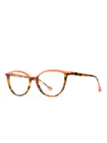 Xavier Garcia Design tortoiseshell round frames - Brown
