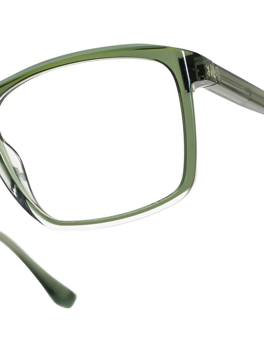  Xavier Garcia Design Edvard Rectangle-frame Glasses - Green 