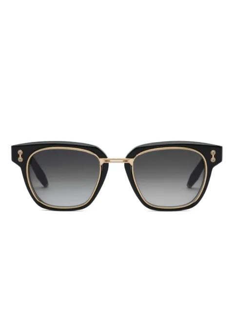 Akoni gold-detail square sunglasses
