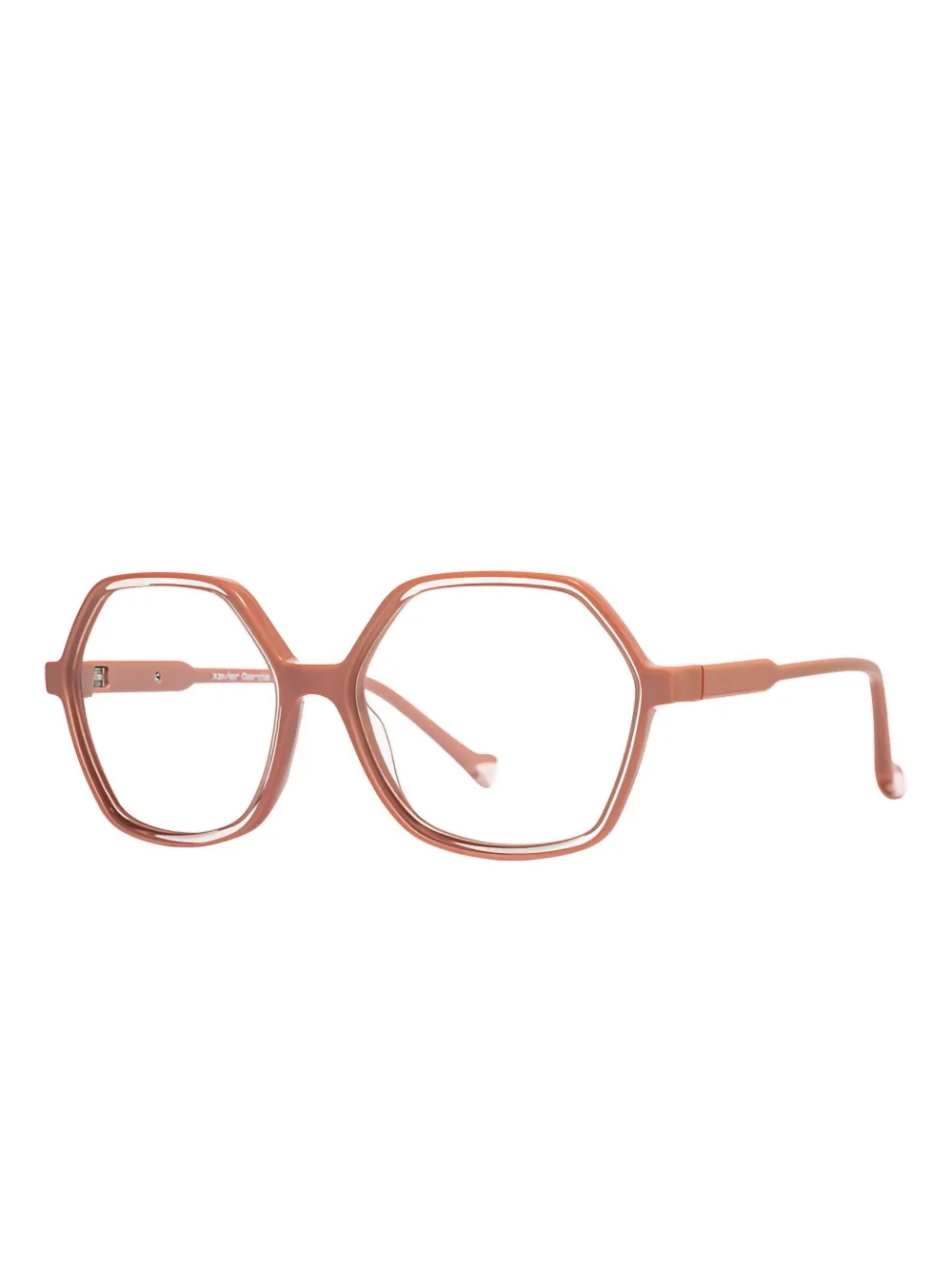 Xavier Garcia Design Eurin geometric-frame glasses | Men | Image 2