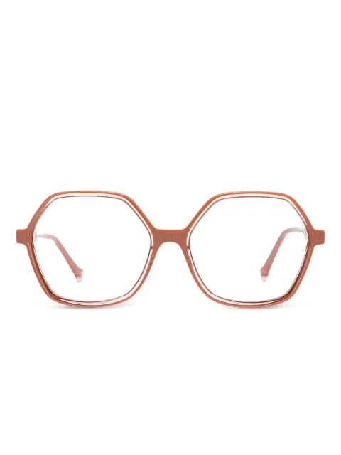 Xavier Garcia Design Eurin geometric-frame glasses