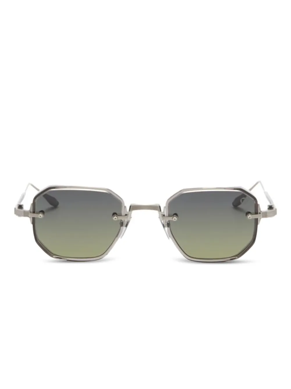 Akoni Juno Two geometric-frame sunglasses Zilver