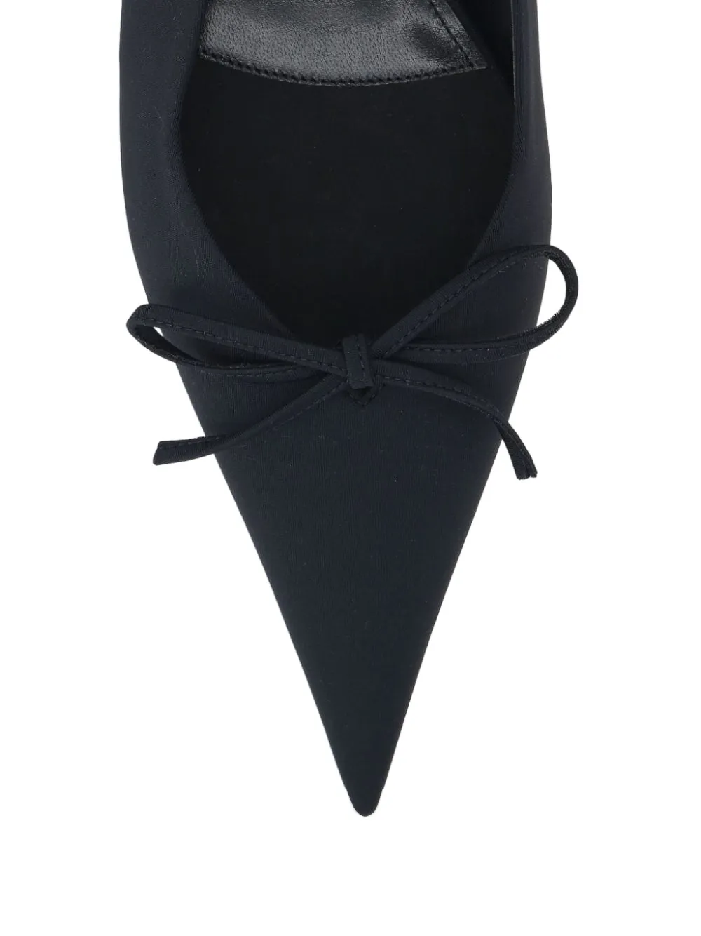 Balenciaga 40mm Slingback Leather Pumps In Black