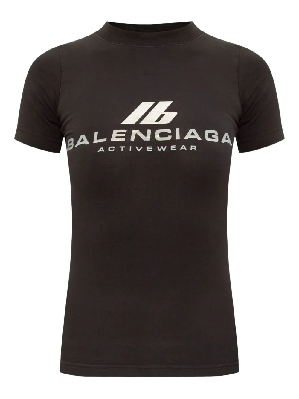 Balenciaga logo-embellished T-shirt | Black | Image 1