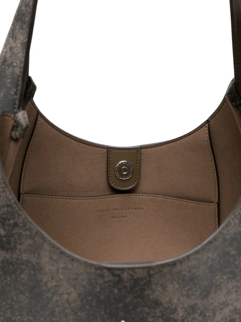 Stella McCartney Schoudertas met logo Groen