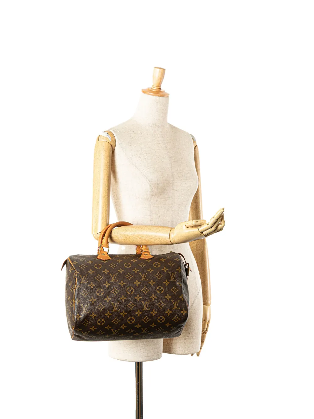 Louis Vuitton Pre-Owned 2002 Monogram Speedy 30 boston bag | Pre-owned | Image 2