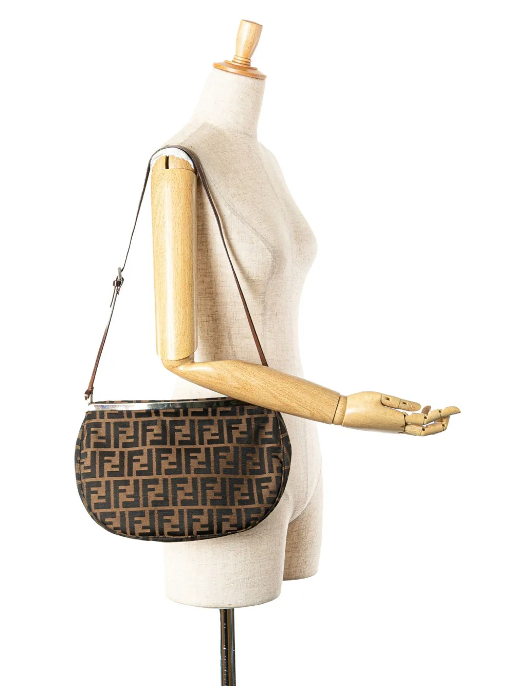 Fendi Pre-Owned 2000-2010 Zucca Canvas Frame shoulder bag | Pre-Owned | Image 2