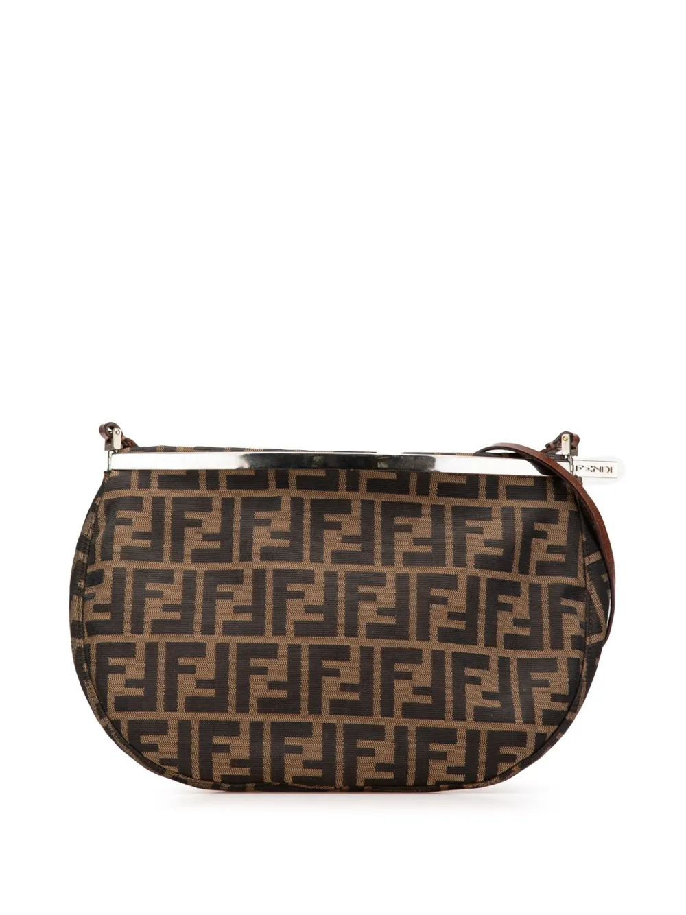 Fendi Pre-Owned 2000-2010 Zucca Canvas Frame shoulder bag | Brown | Image 1