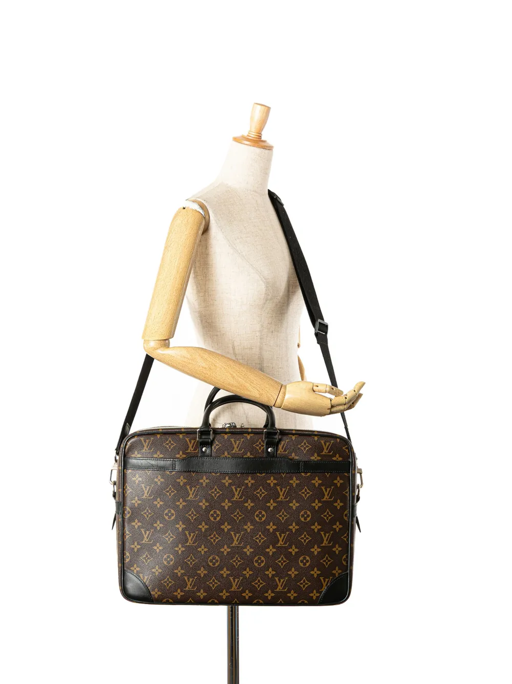 Louis Vuitton Pre-Owned 2011 Monogram Macassar Porte-Documents Voyage GM business bag | Pre-Owned | Image 2