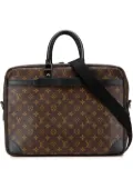 Louis Vuitton Pre-Owned 2011 Monogram Macassar Porte-Documents Voyage GM business bag - Black