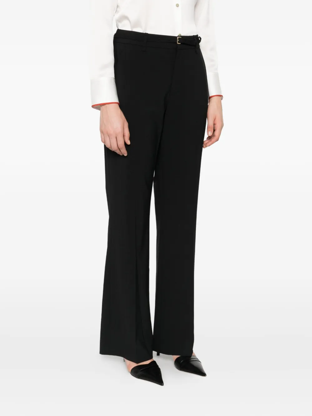Vince Flared pantalon Zwart