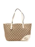 Gucci Pre-Owned 2000-2015 Medium GG Canvas New Britt tote bag - Brown