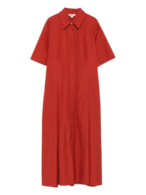 Vince short-sleeve collared midi dress