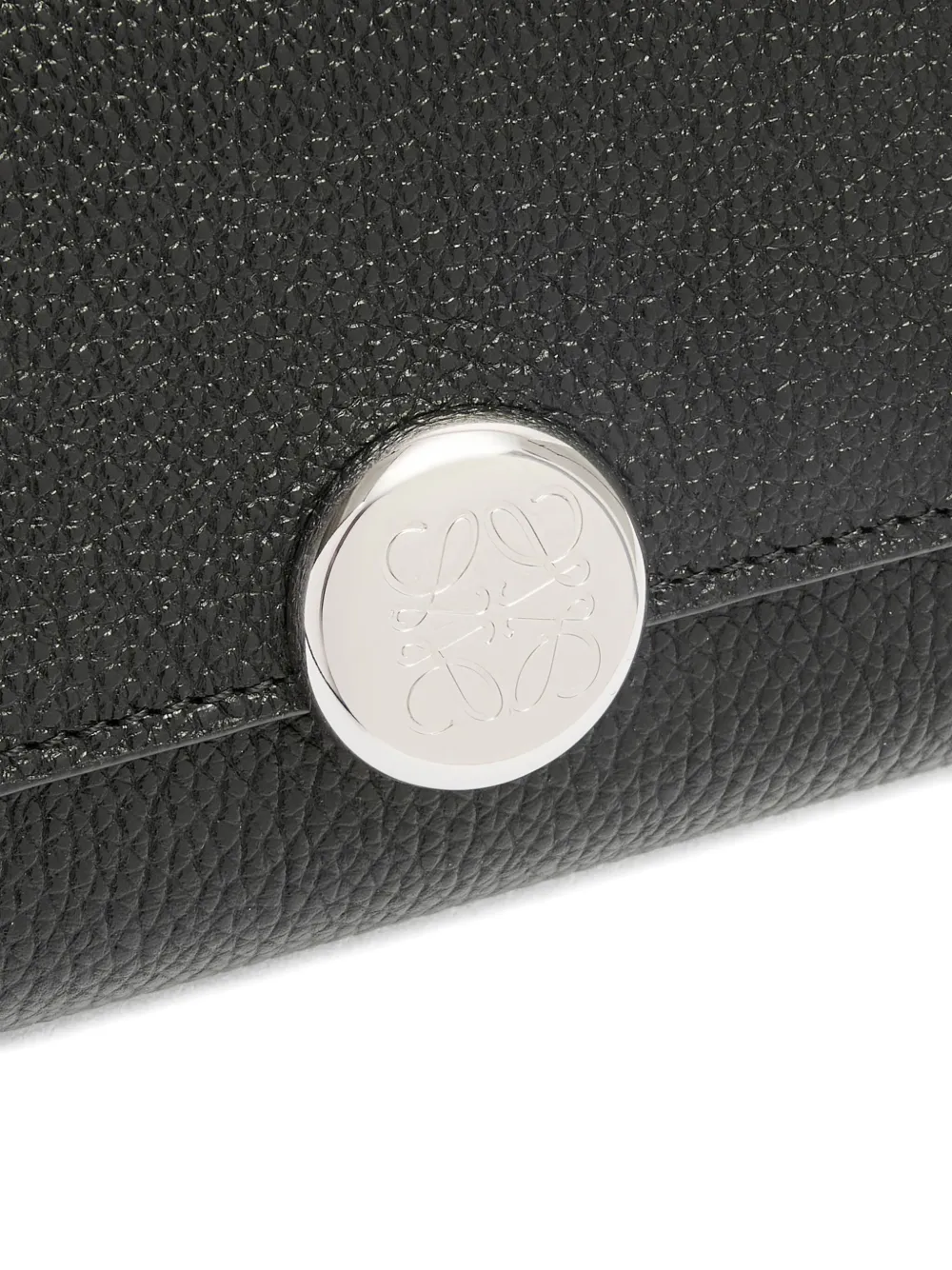 Loewe Leather Logo-detail Wallet In Black